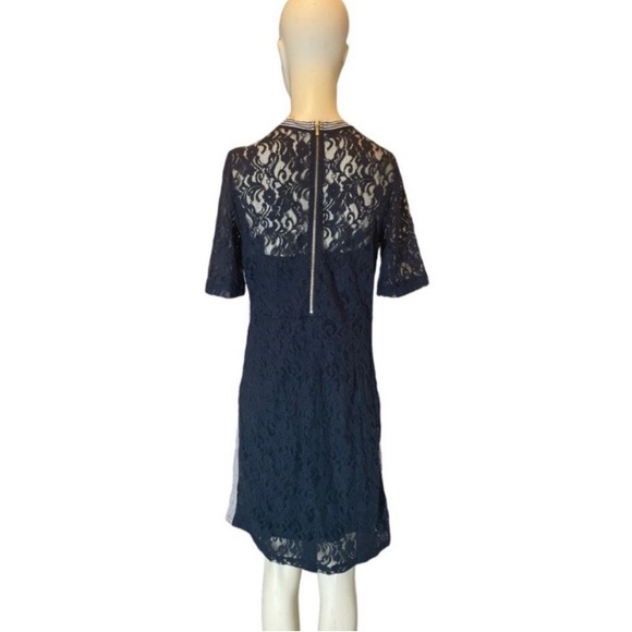 Hope and Harlow Navy lace dress size 8 - Picture 5 of 5
